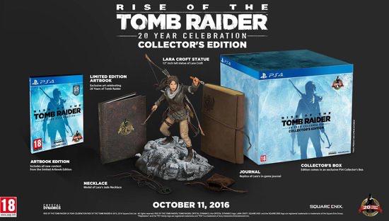 Rise of the Tomb Raider: 20 Year Celebration [Collector's Edition] - PAL Playstation 4 [Import]