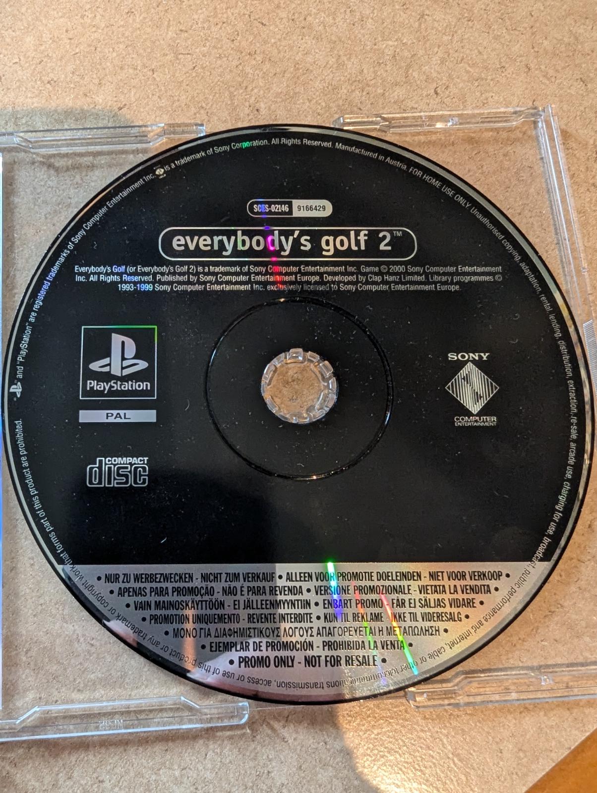 Everybody's Golf 2 [Promo Not For Resale] - PAL Playstation [Import]