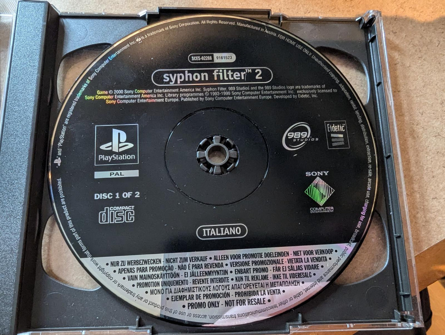 Syphon Filter 2 [Promo Not For Resale] - PAL Playstation [Import]