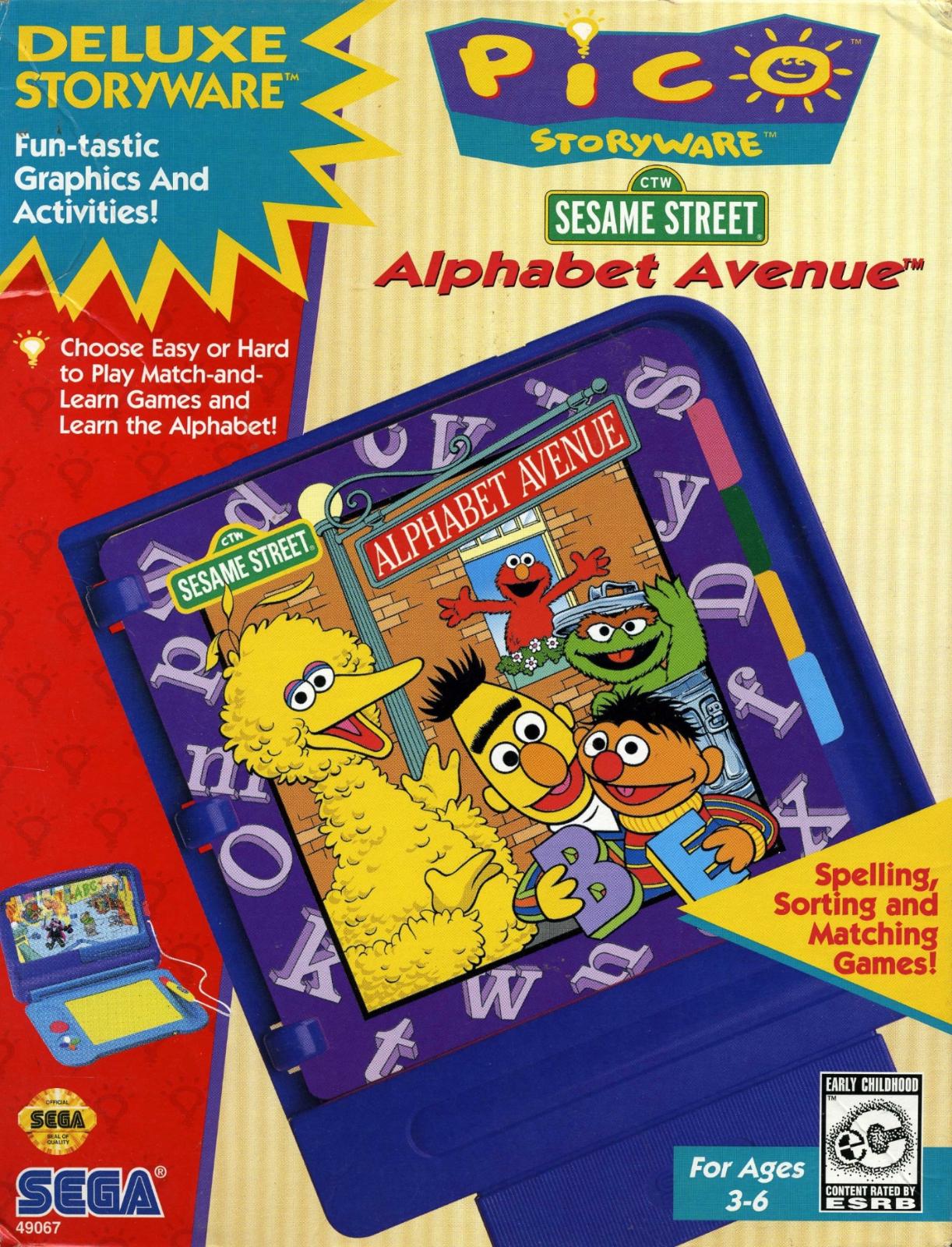 Sesame Street: Alphabet Avenue - Sega Pico