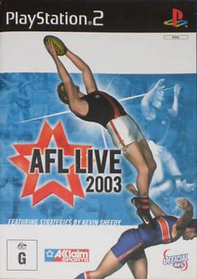 AFL Live 2003 - PAL Playstation 2 [Import]