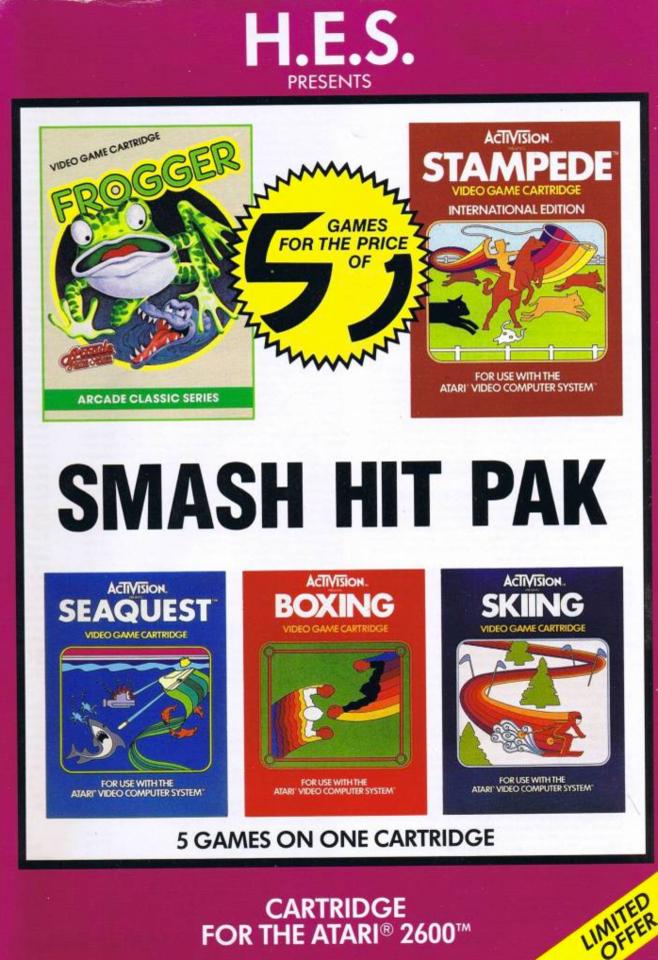 Smash Hit Pak - Atari 2600