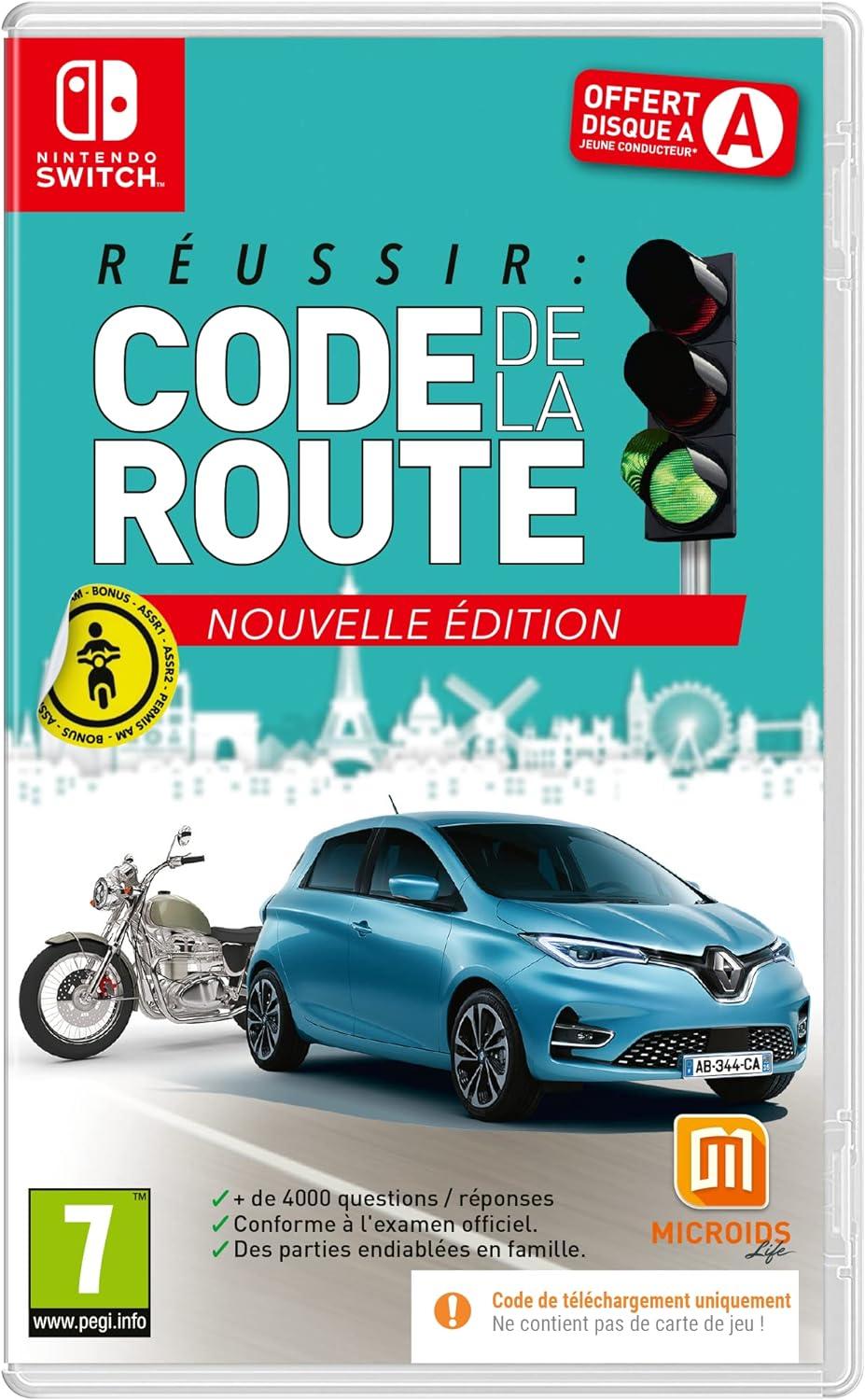 Reussir: Code De La Route Nouvelle Edition [Code In Box] - PAL Nintendo Switch [Import]