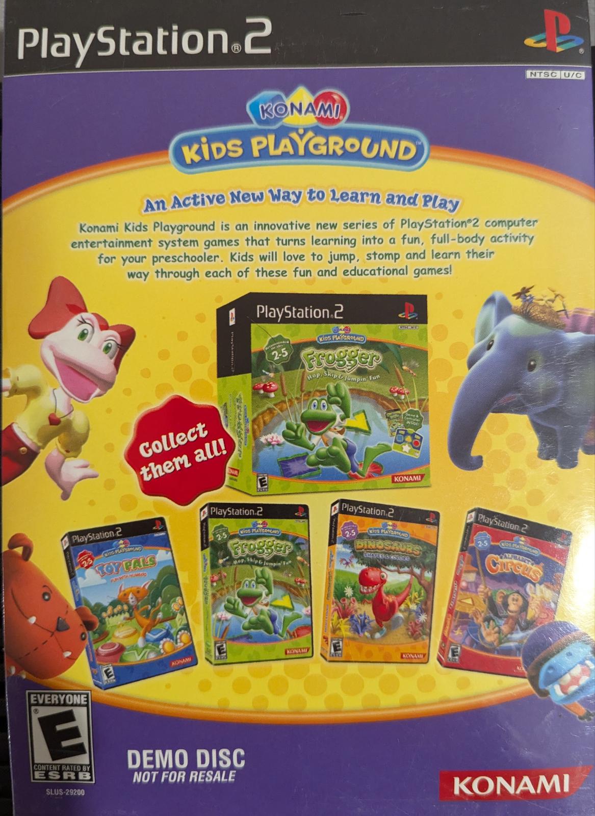 Konami Kids Playground Demo Disc [Not For Resale] - PlayStation 2