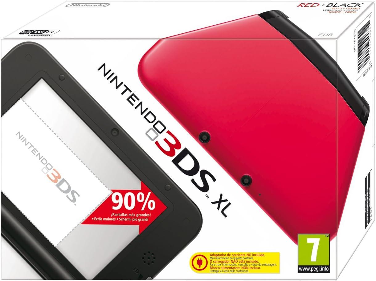Nintendo 3DS XL Red + Black - PAL Console [Import]