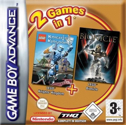 2 Games In 1: LEGO Knights Kingdom & Bionicle - Game Boy