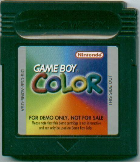 GameBoy Color Tech Demo - Game Boy Color
