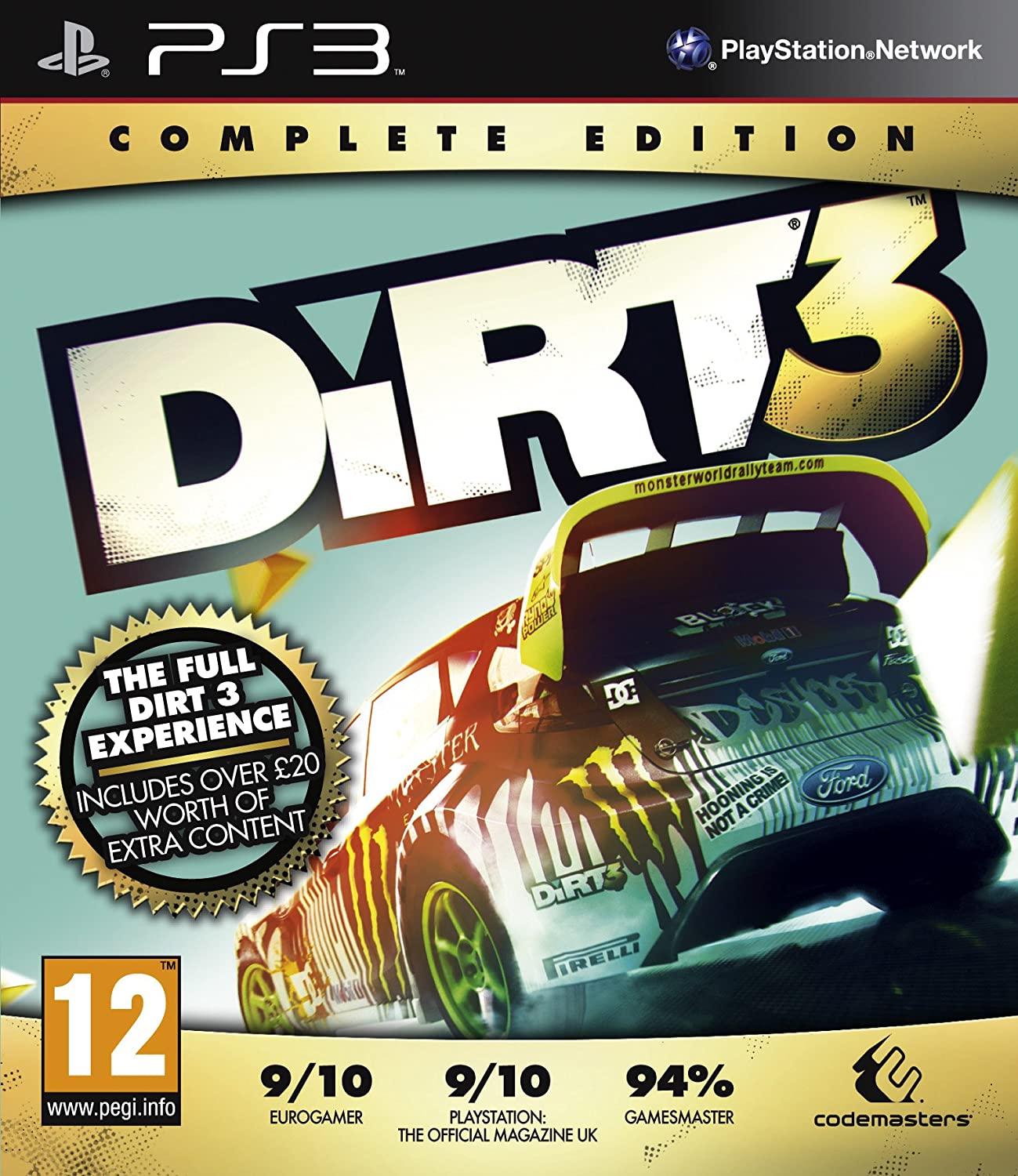 Dirt 3 [Complete Edition] - PAL Playstation 3 [Import]