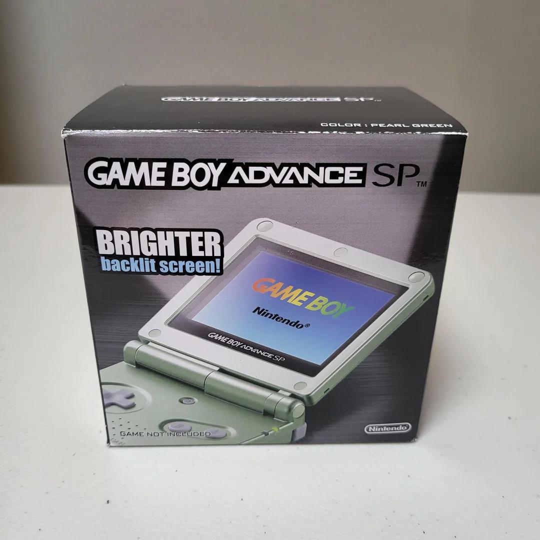 GameBoy Advance SP Pearl Green [AGS-101] - Game Boy Advance