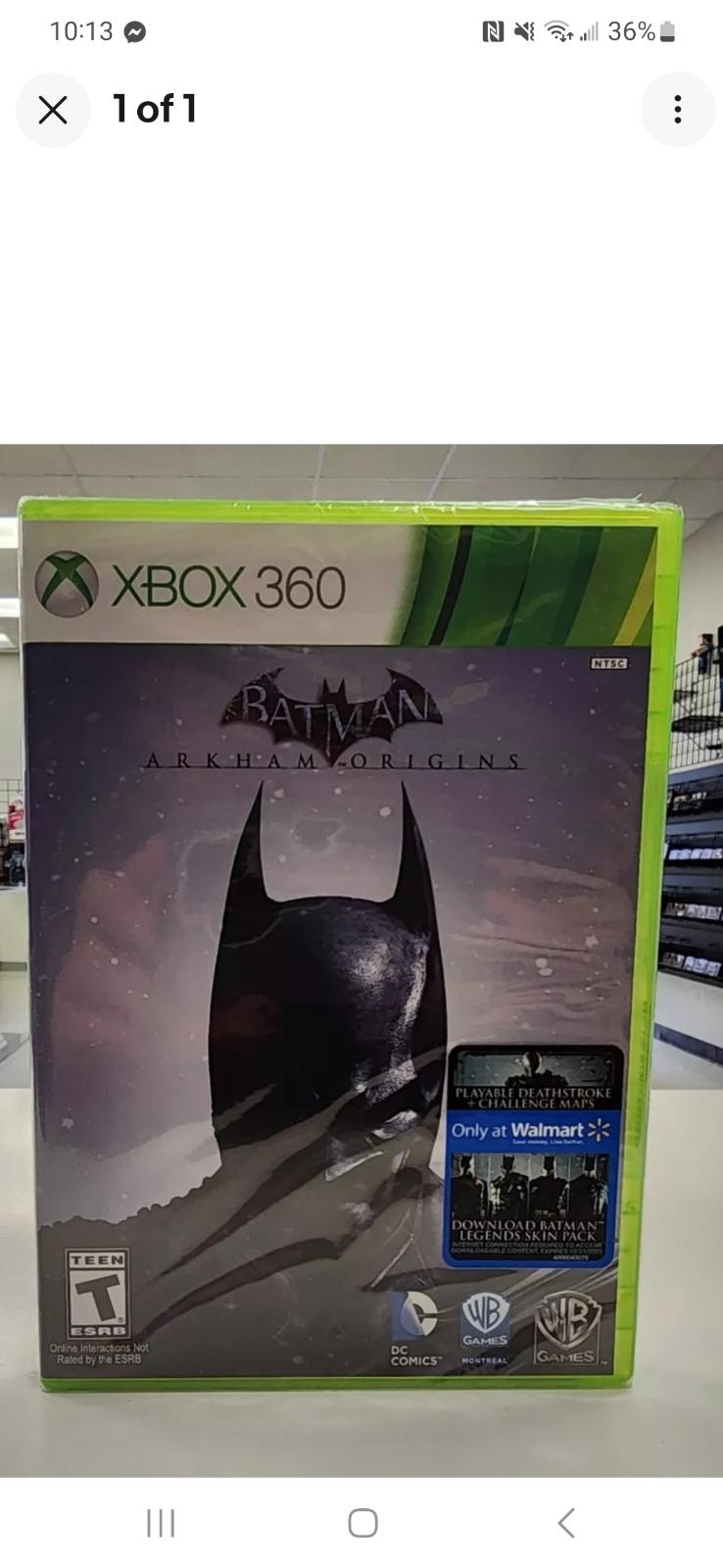 Batman: Arkham Origins [Walmart Exclusive] - Xbox 360