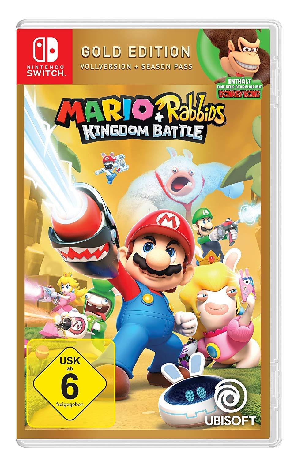 Mario + Rabbids Kingdom Battle [Gold Edition] - PAL Nintendo Switch [Import]