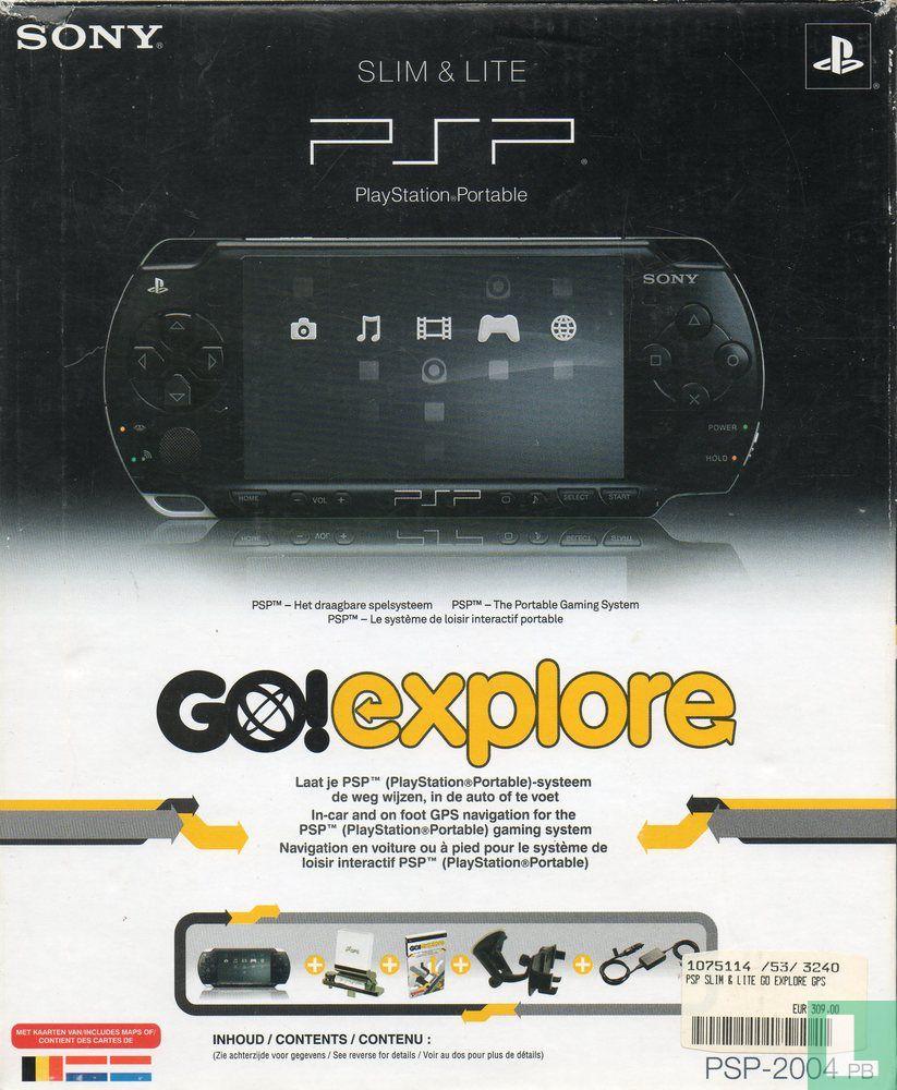 PSP-2004 Piano Black: Go! Explore GPS Bundle - PAL Console [Import]