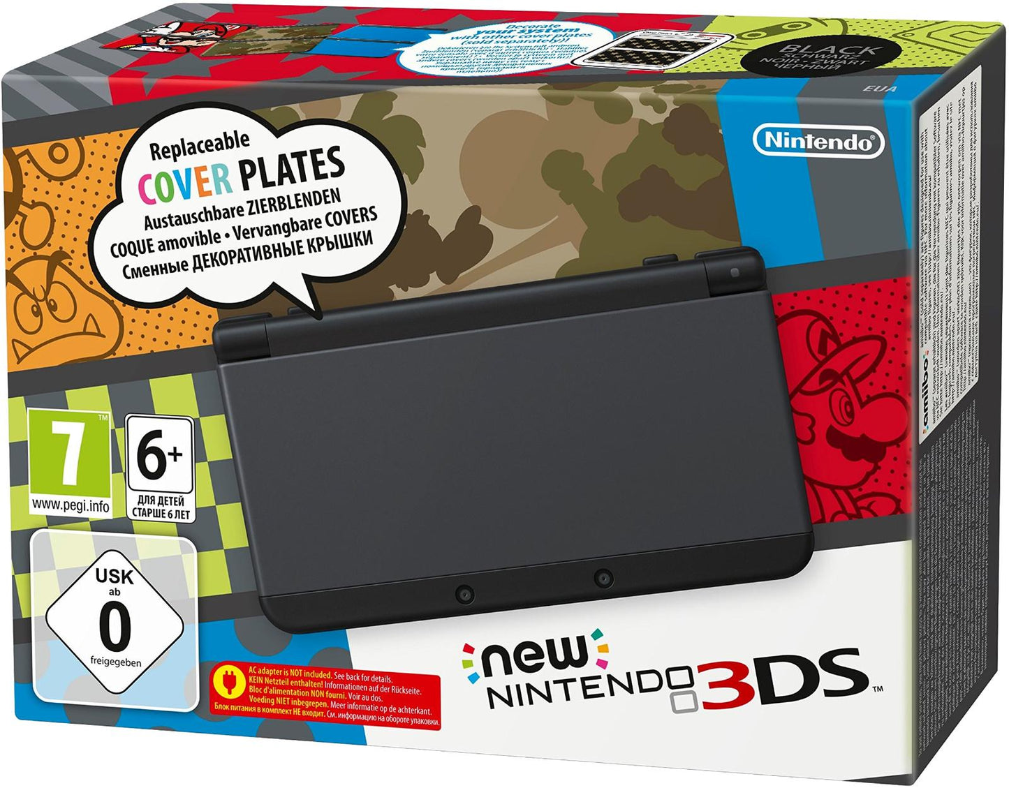 New Nintendo 3DS Black - PAL Console [Import]