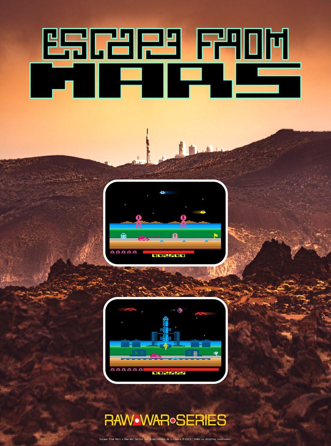 Escape From Mars [Raw War Series] - Atari 2600
