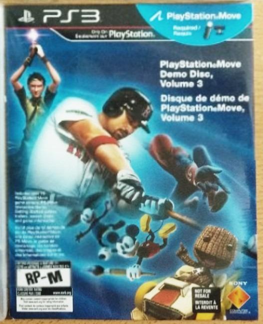 PlayStation Move Demo Disc Volume 3 - PlayStation 3