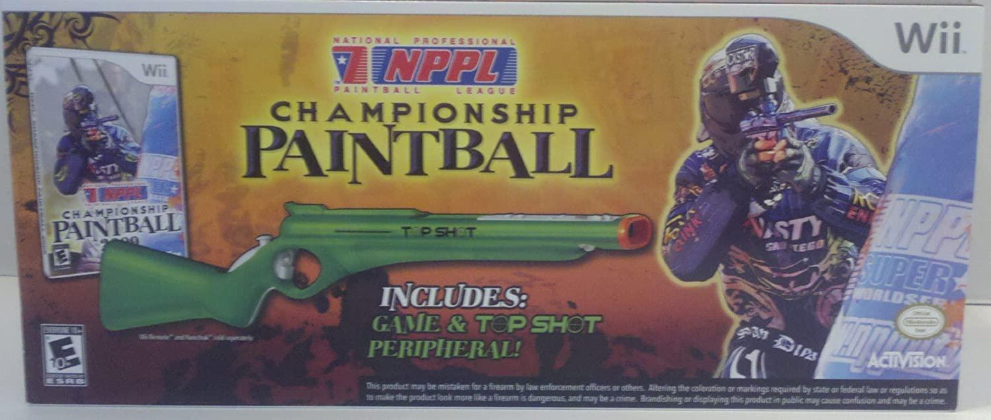 NPPL Championship Paintball 2009 [Gun Bundle] - Wii