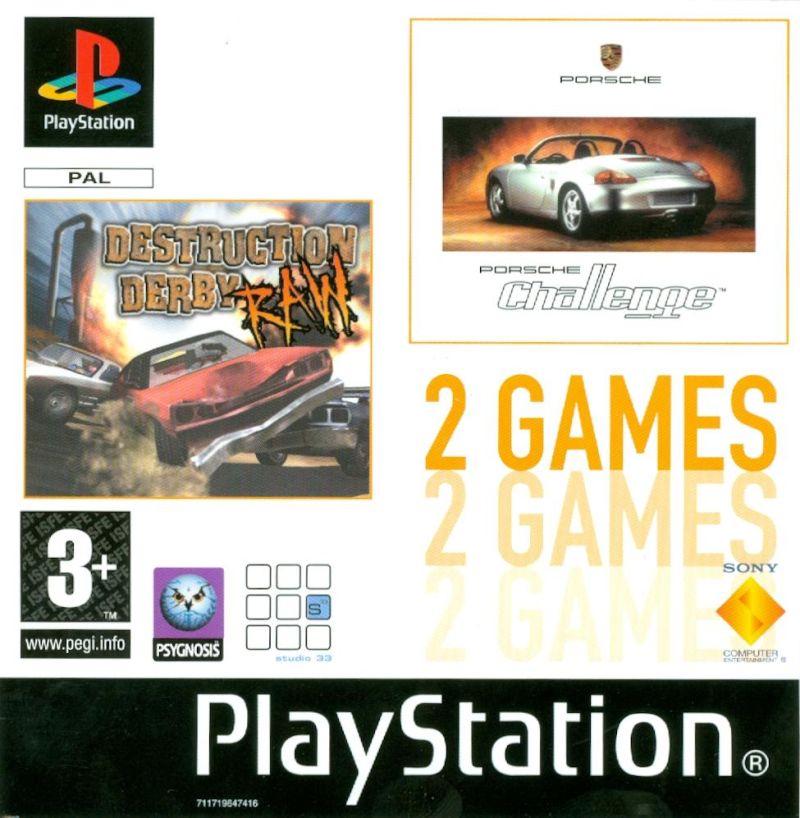 Destruction Derby Raw & Porsche Challenge - PAL Playstation [Import]
