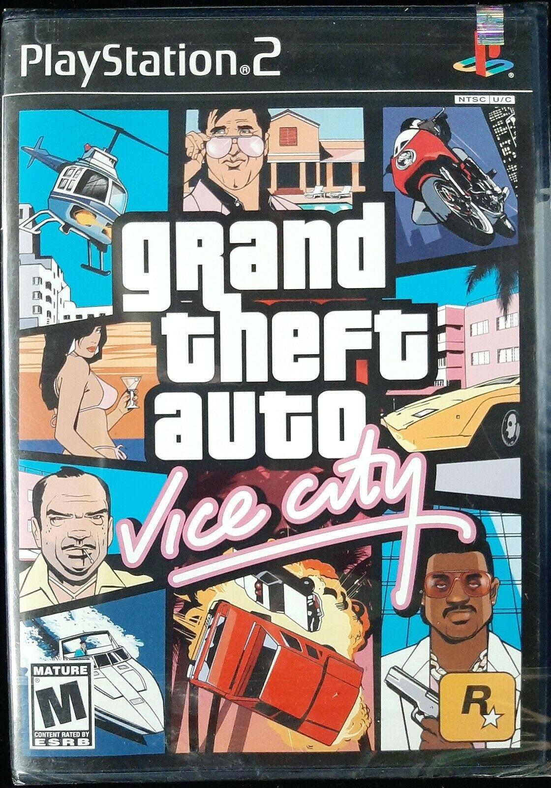 Grand Theft Auto Vice City [First Print] - PlayStation 2