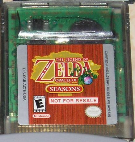 Zelda Oracle of Seasons [Not for Resale] - Game Boy Color