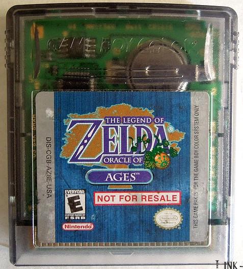 Zelda Oracle of Ages [Not for Resale] - Game Boy Color