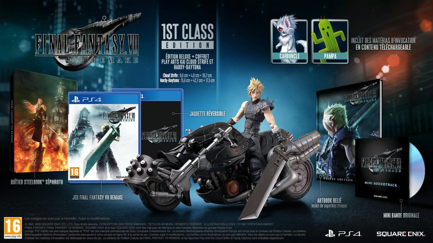 Final Fantasy VII Remake [1st Class Edition] - PAL Playstation 4 [Import]
