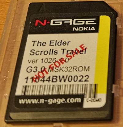 The Elder Scrolls Travels: Shadowkey [Not for Resale] - N-Gage