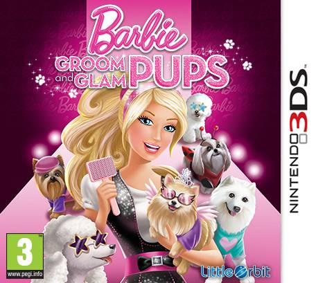 Barbie Groom and Glam Pups - PAL Nintendo 3DS [Import]