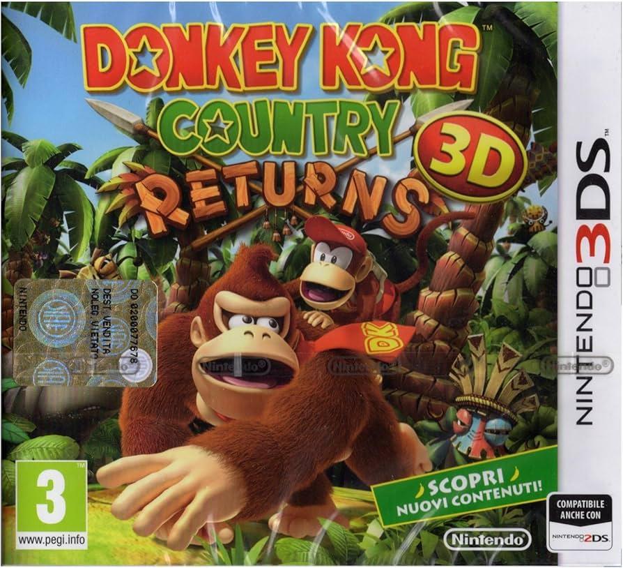 Donkey Kong Country Returns 3D - PAL Nintendo 3DS [Import]