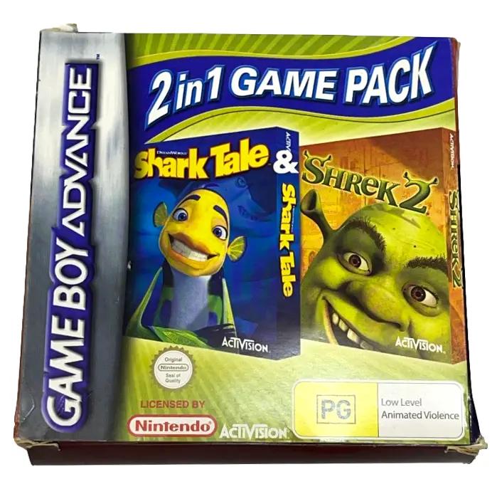 2 In 1 Game Pack: Shark Tale & Shrek 2 - Game Boy
