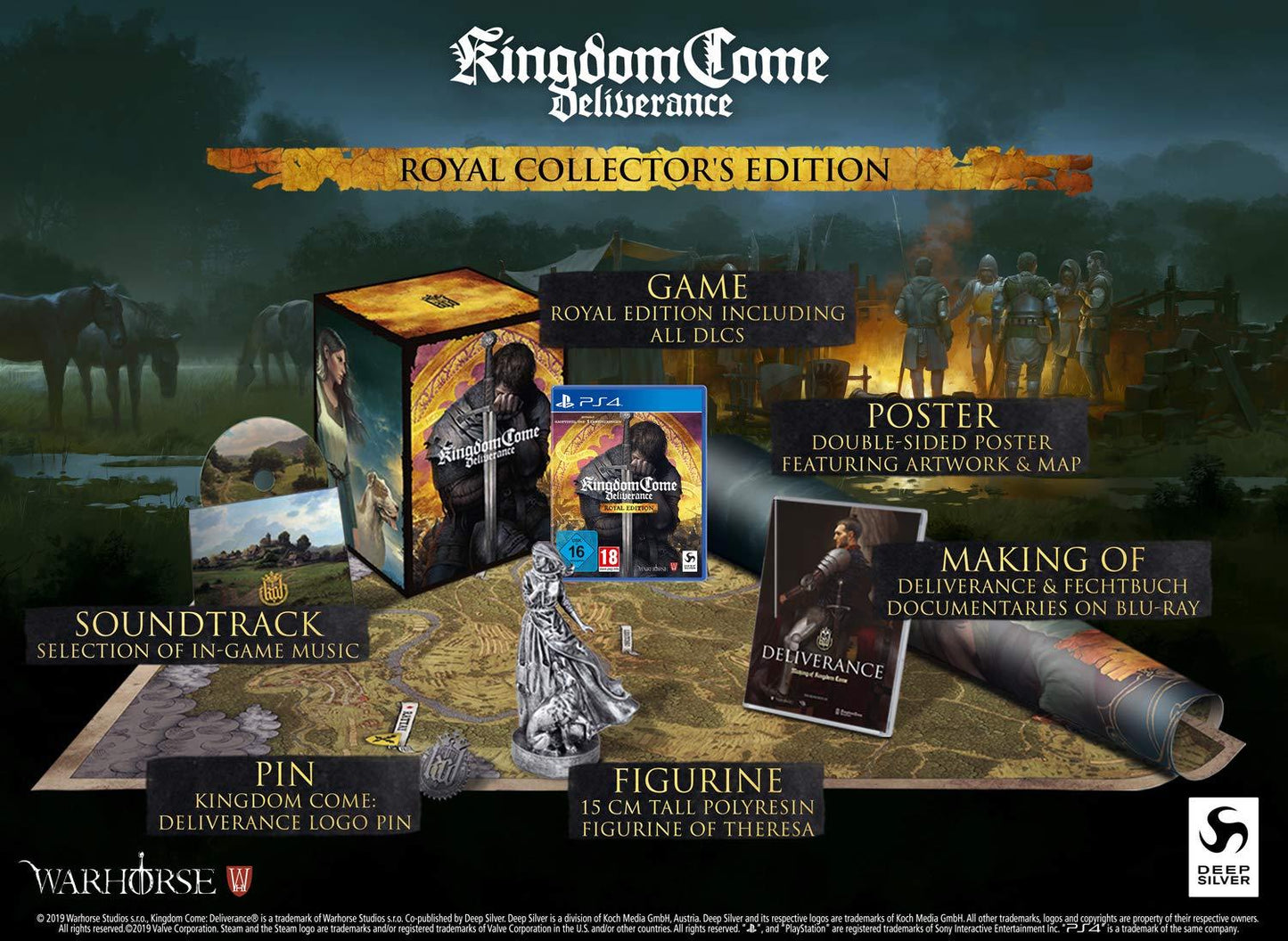 Kingdom Come Deliverance [Royal Collector's Edition] - PAL Playstation 4 [Import]