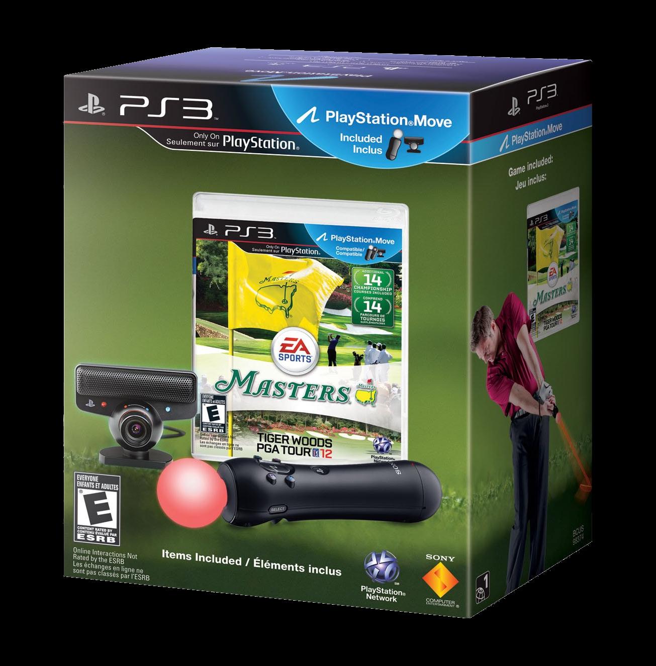 Tiger Woods PGA Tour 12: The Masters [Move Bundle] - PlayStation 3