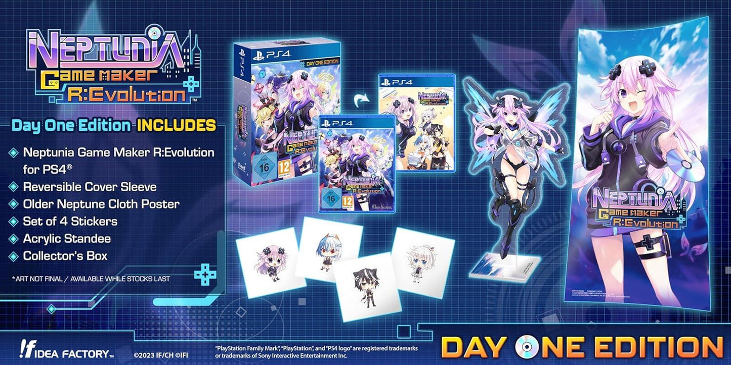 Neptunia Game Maker R:Evolution [Day One Edition] - PAL Playstation 4 [Import]