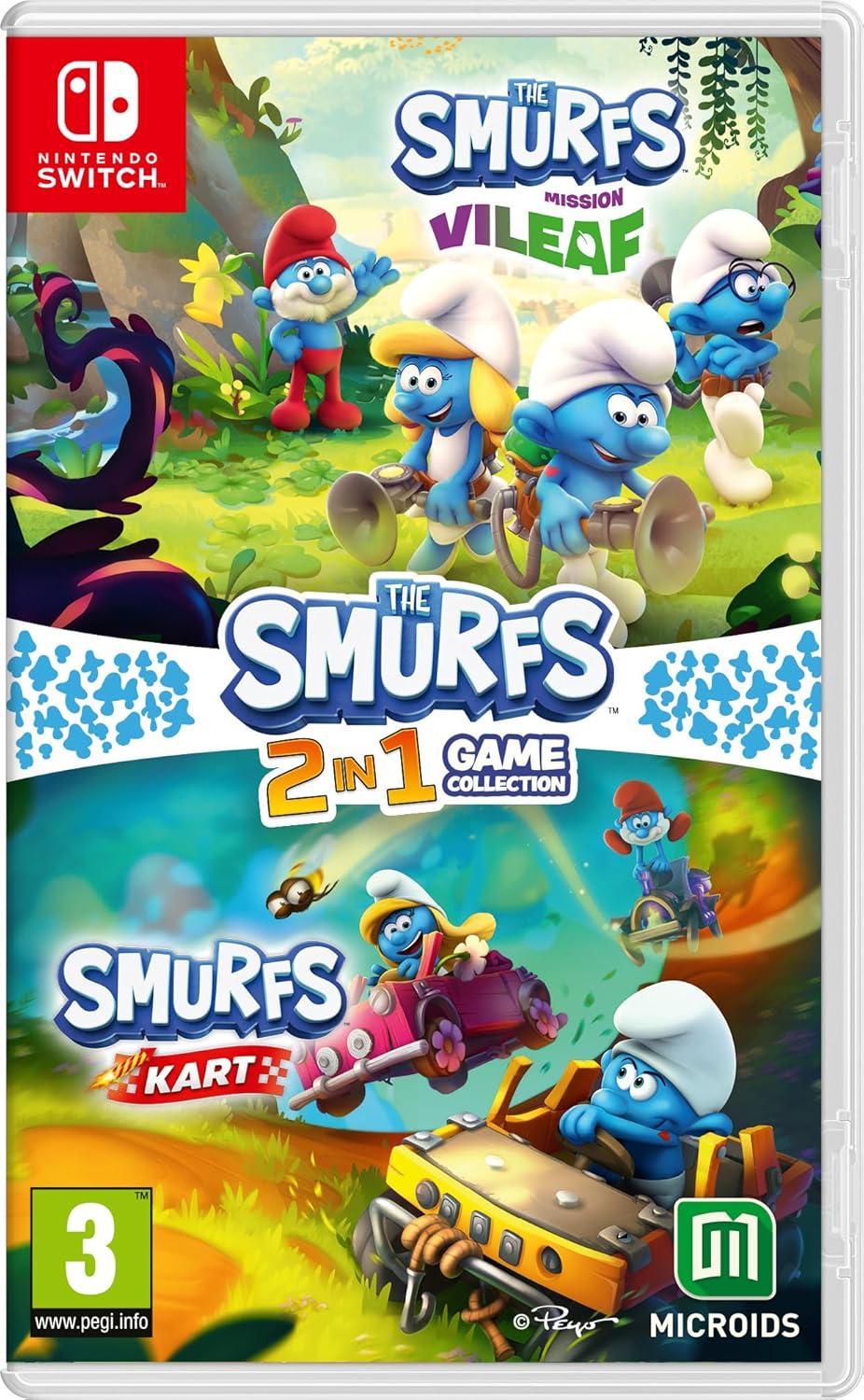 Smurfs 2 In 1 Game Collection - PAL Nintendo Switch [Import]