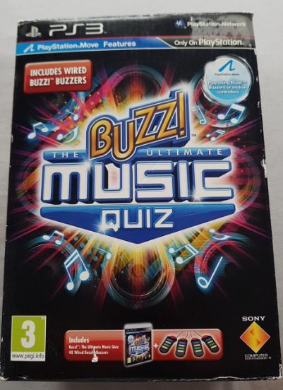 Buzz!: The Ultimate Music Quiz [Bundle] - PAL Playstation 3 [Import]