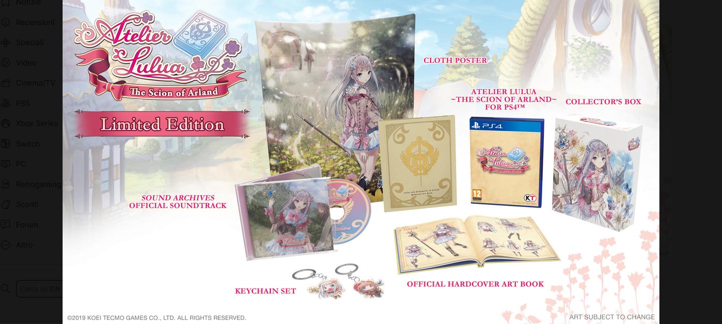 Atelier Lulua: The Scion Of Arland [Limited Edition] - PAL Playstation 4 [Import]