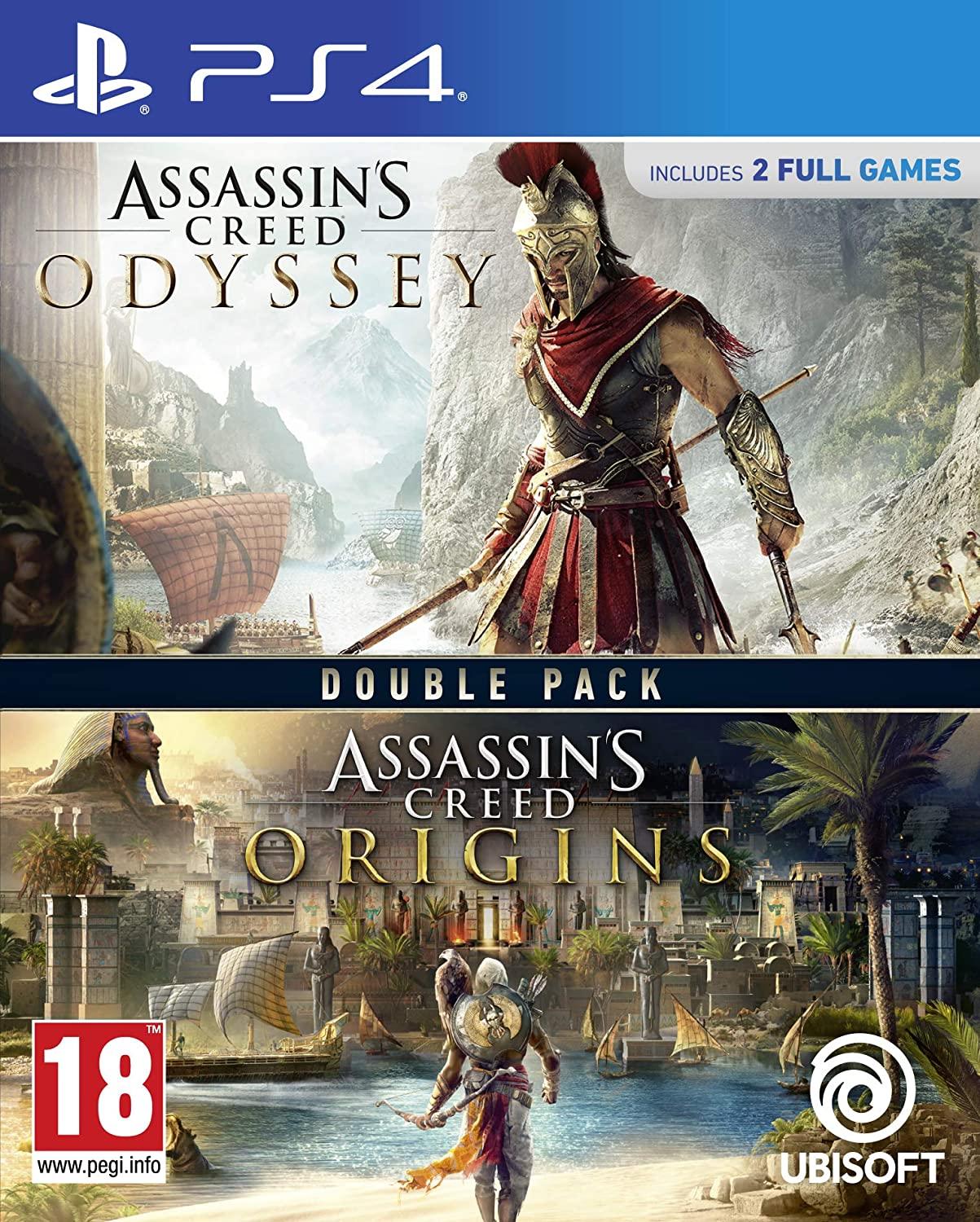 Double Pack: Assassin’s Creed Odyssey + Assassin’s Creed Origins - PAL Playstation 4 [Import]