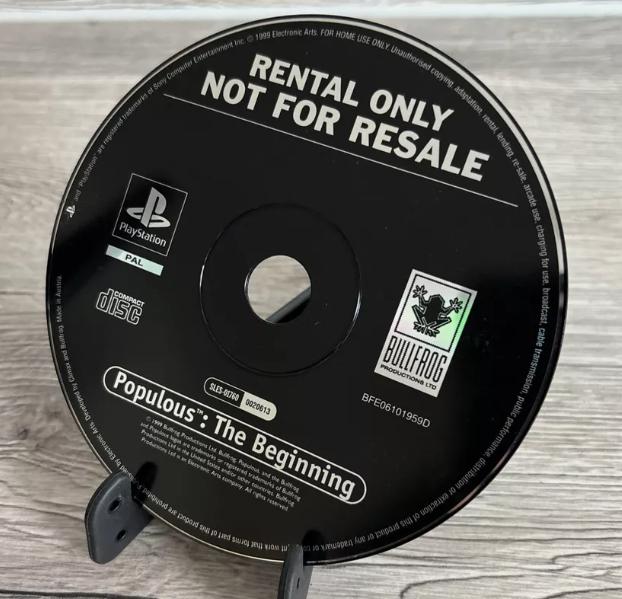 Populous The Beginning [Not For Resale] - PAL Playstation [Import]