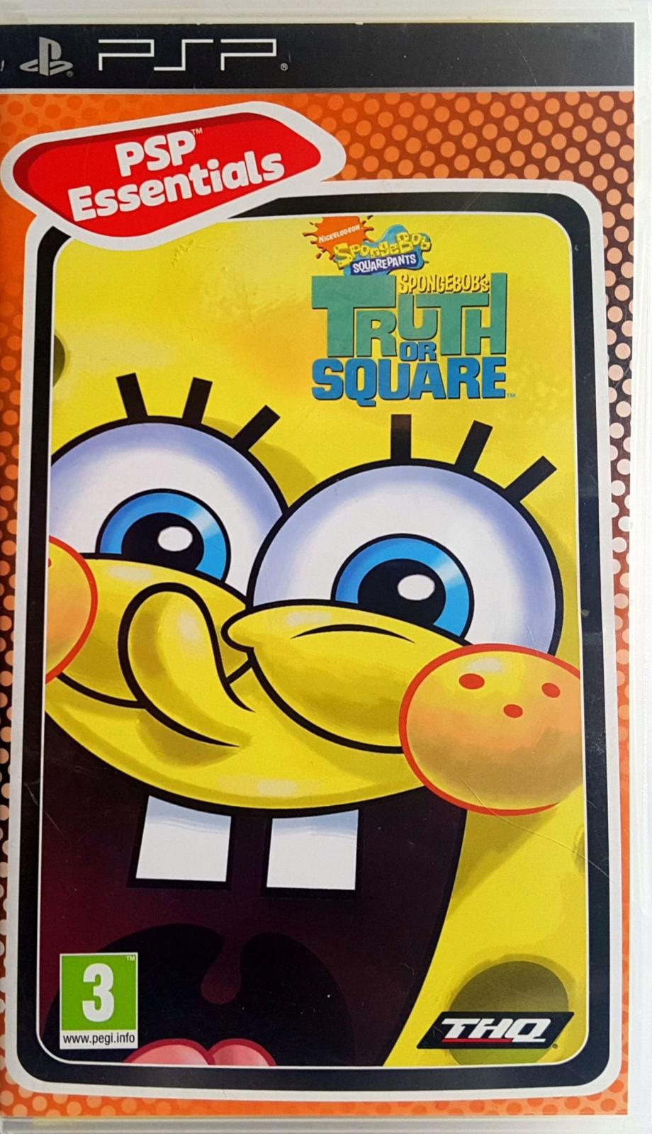 SpongeBob's Truth Or Square [Essentials] - PAL PSP [Import]