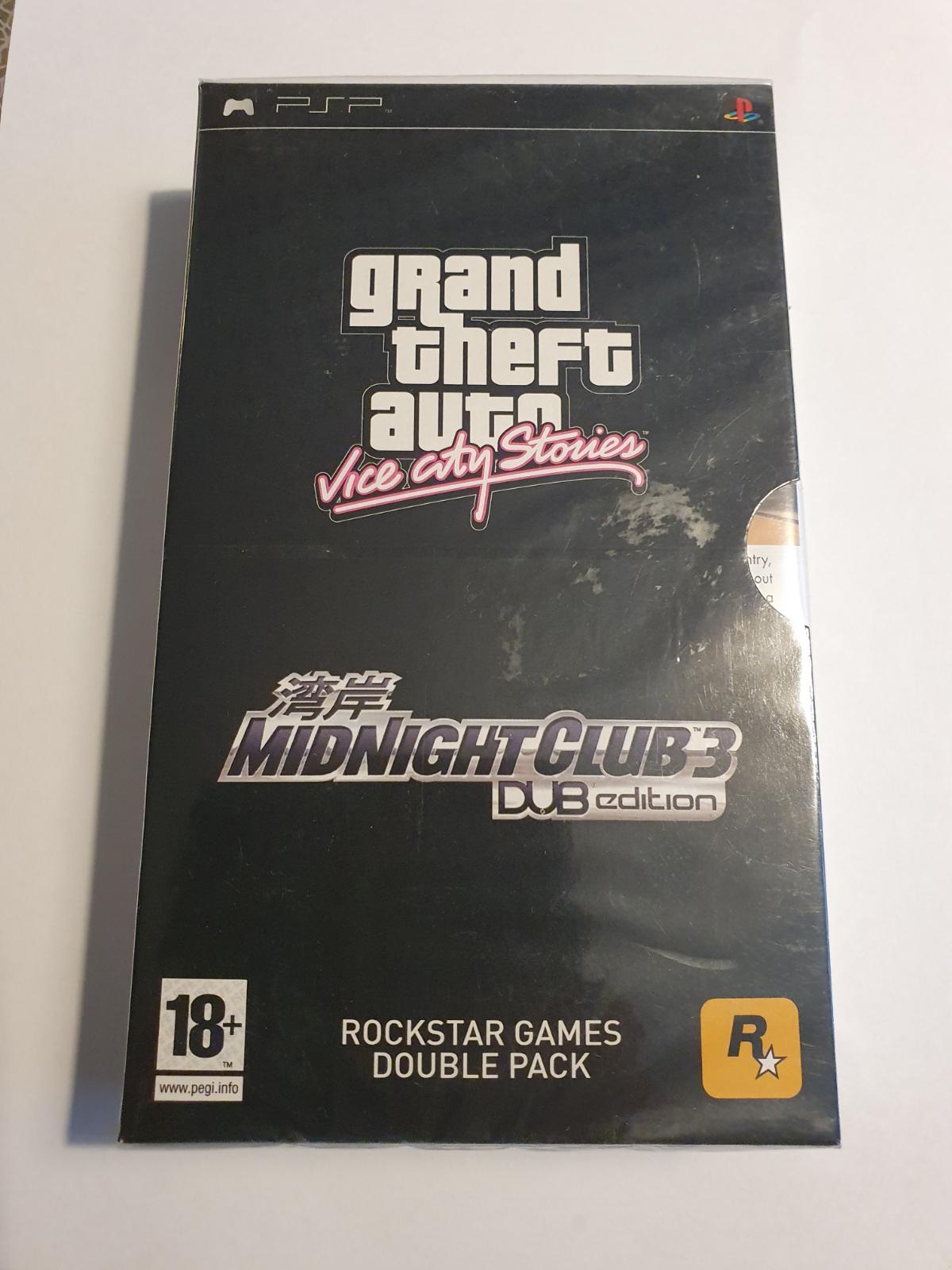 Grand Theft Auto Vice City Stories & Midnight Club 3 DUB Edition - PAL PSP [Import]