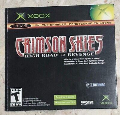 Crimson Skies [Not For Resale Cardboard Sleeve] - Xbox