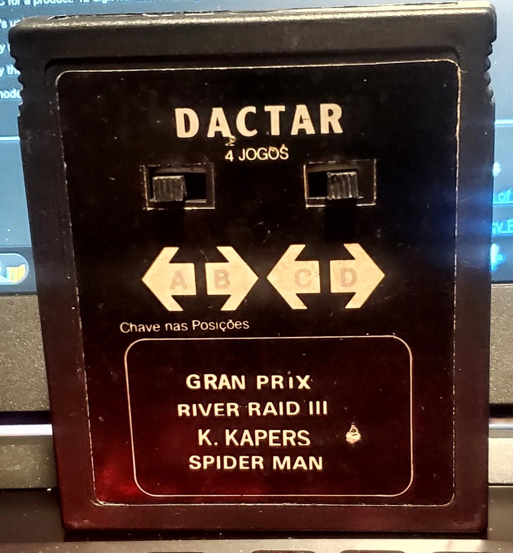 Dactar 4 Jogos - Atari 2600