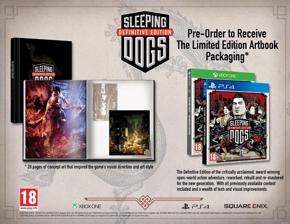 Sleeping Dogs Definitive Edition [Artbook Edition] - PAL Xbox One