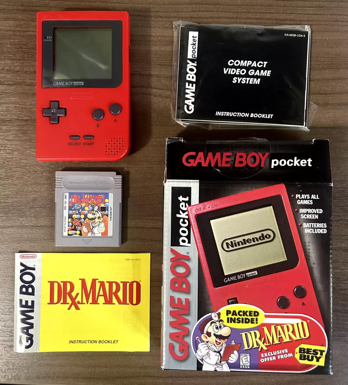 Game Boy Pocket Red [Dr Mario Best Buy] - Game Boy Color