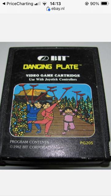 Dancing Plate - PAL Atari 2600 [Import]