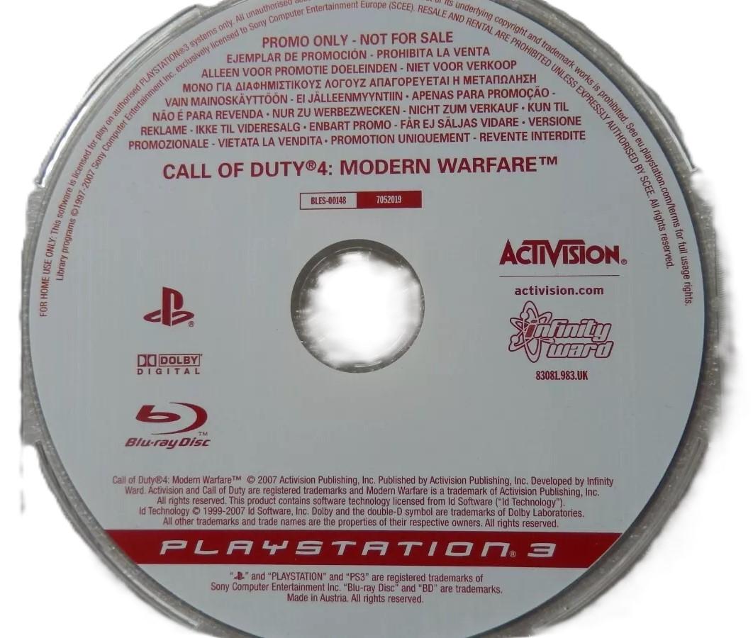 Call Of Duty 4: Modern Warfare [Nor For Resale] - PAL Playstation 3 [Import]