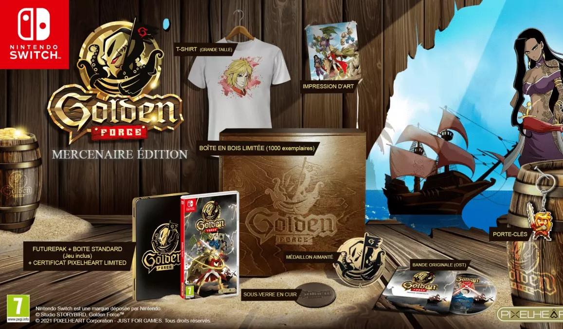 Golden Force [Mercenary Edition] - PAL Nintendo Switch [Import]