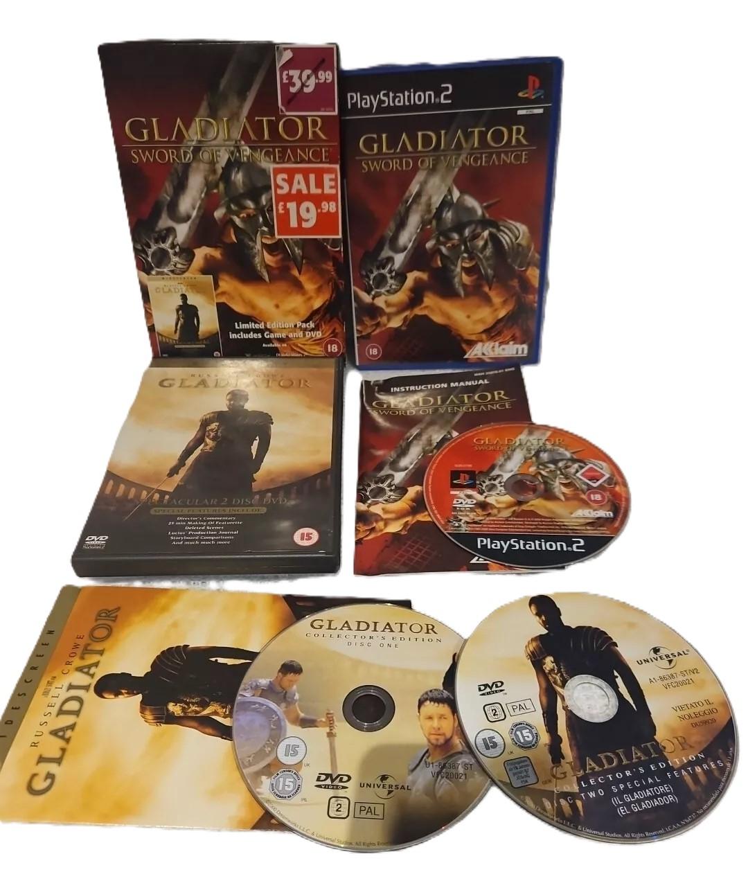 Gladiator Sword Of Vengeance [Limited Edition Pack] - PAL Playstation 2 [Import]