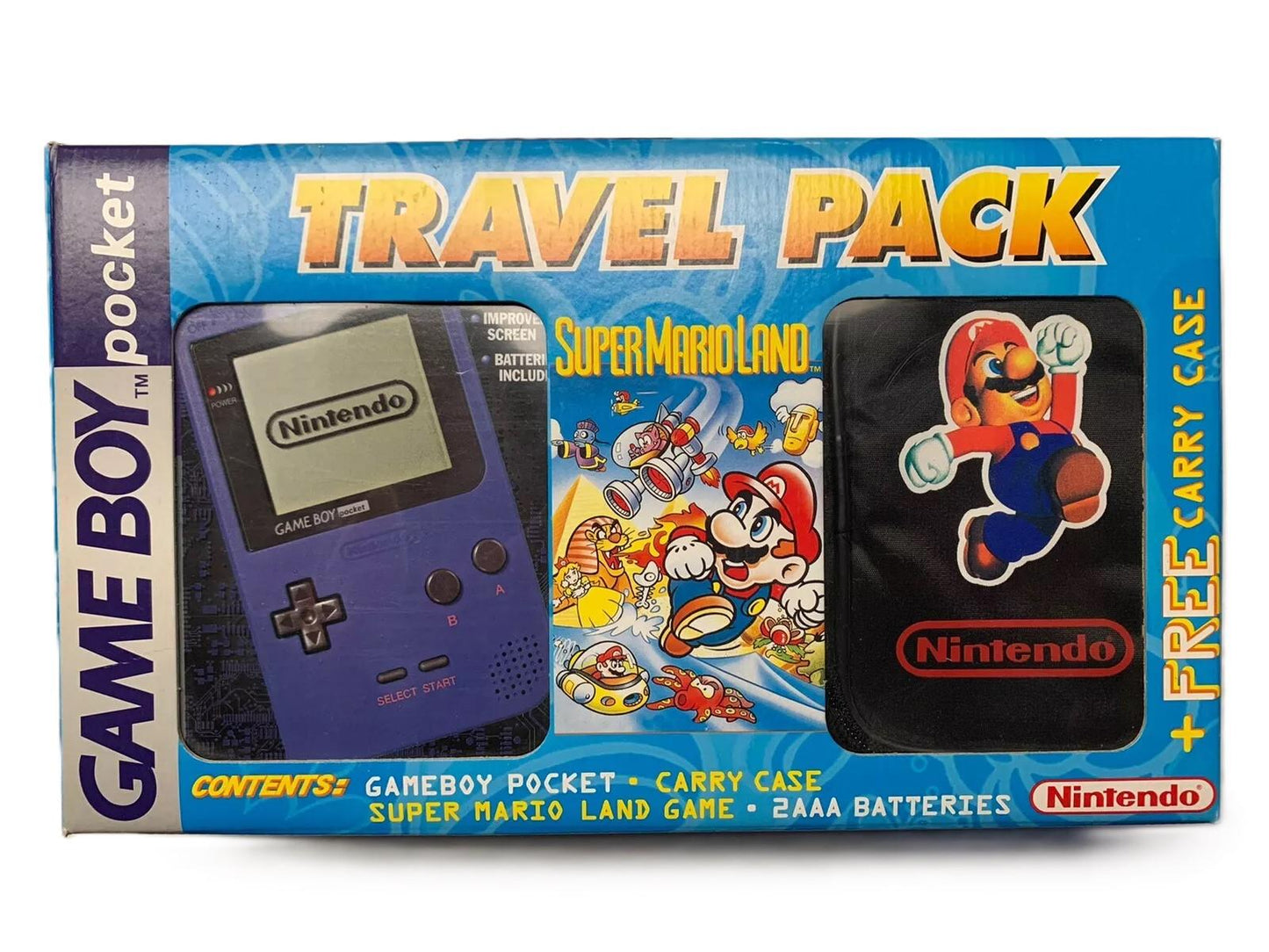 Blue Game Boy Pocket [Travel Pack] - Game Boy