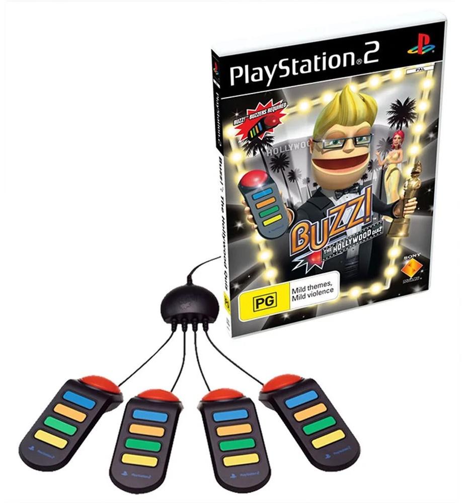 Buzz!: Hollywood Quiz [Bundle] - PAL Playstation 2 [Import]