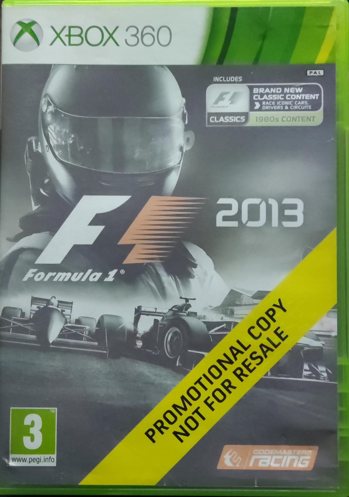 F1 2013 [Not For Resale] - PAL Xbox 360 [Import]